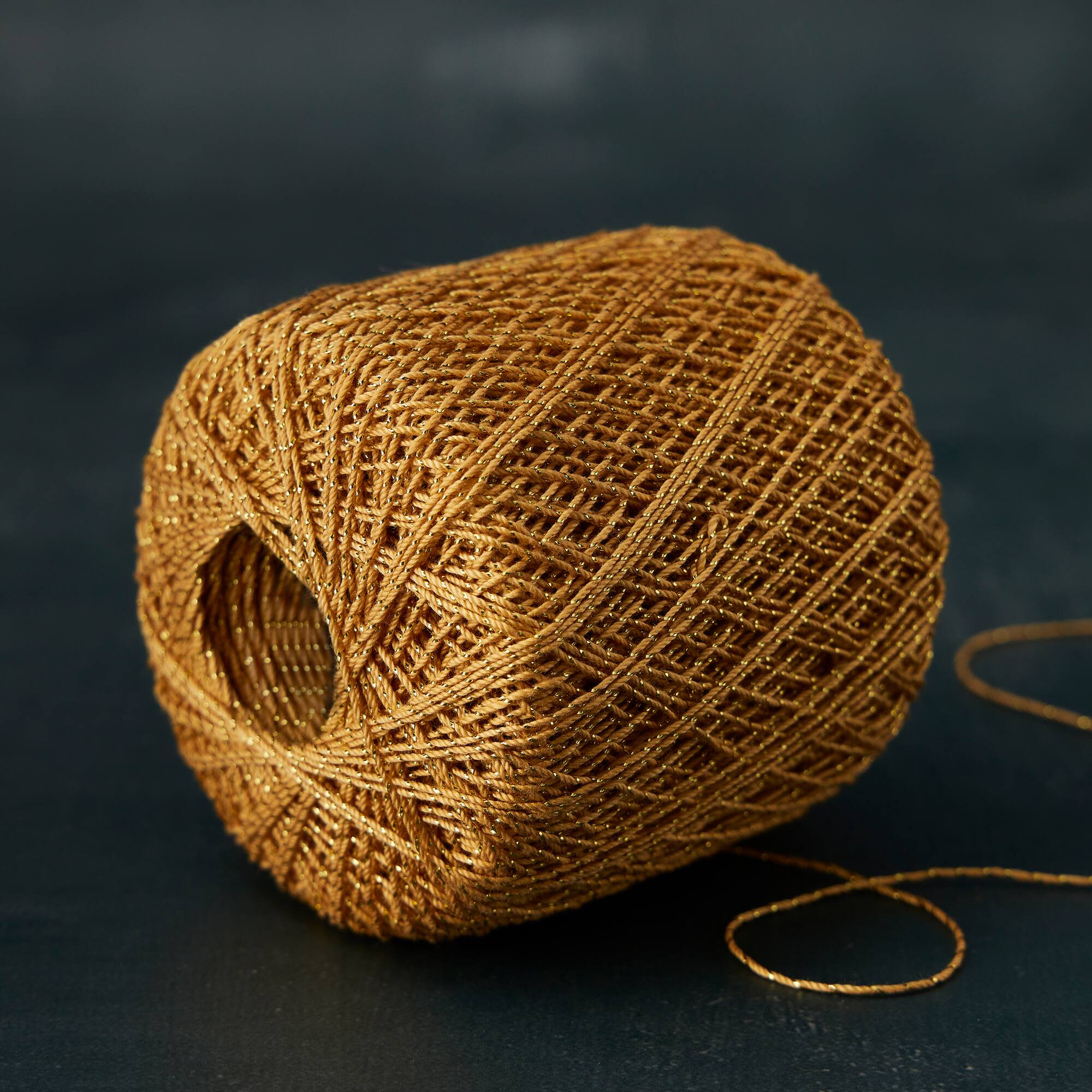 15 Pack: Aunt Lydia's® Metallic Gold Crochet Thread™